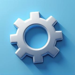 Gear icon representing precision engineering.