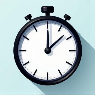 Clock with classic design icon representing timeless design.